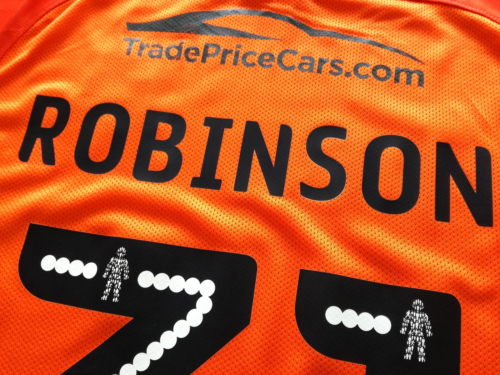 2017/18 Southend United Away Match Worn Football Shirt Robinson #31 (M)