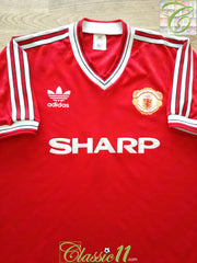 1986/87 Man Utd Home Football Shirt (L)