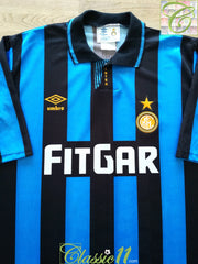 1991/92 Internazionale Home Football Shirt (XL)