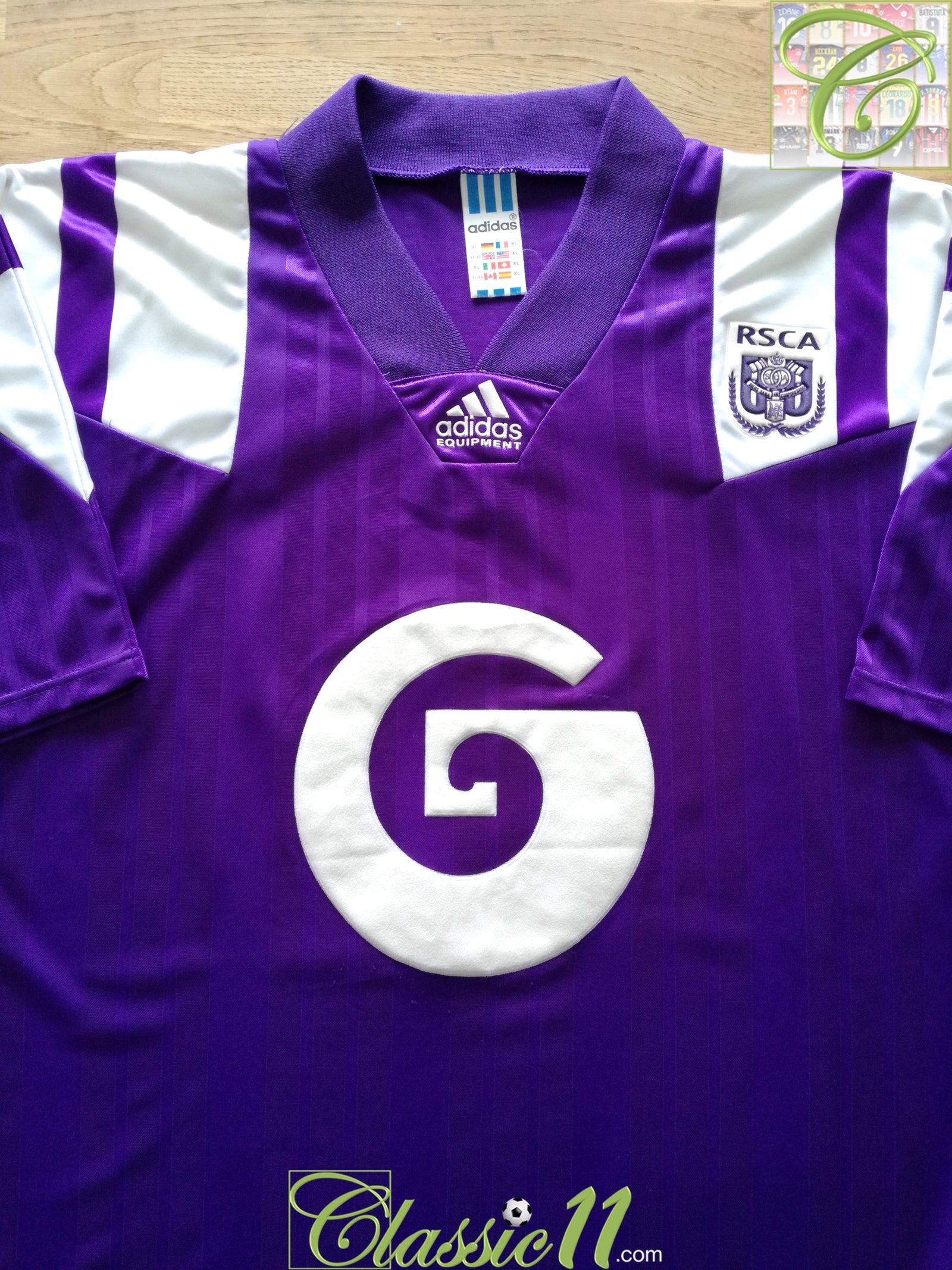 1992/93 Anderlecht Away Football Shirt (XL)