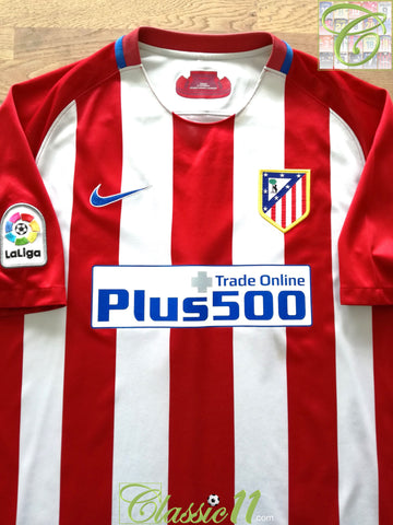 2016/17 Atlético Madrid Home La Liga Football Shirt (XL)