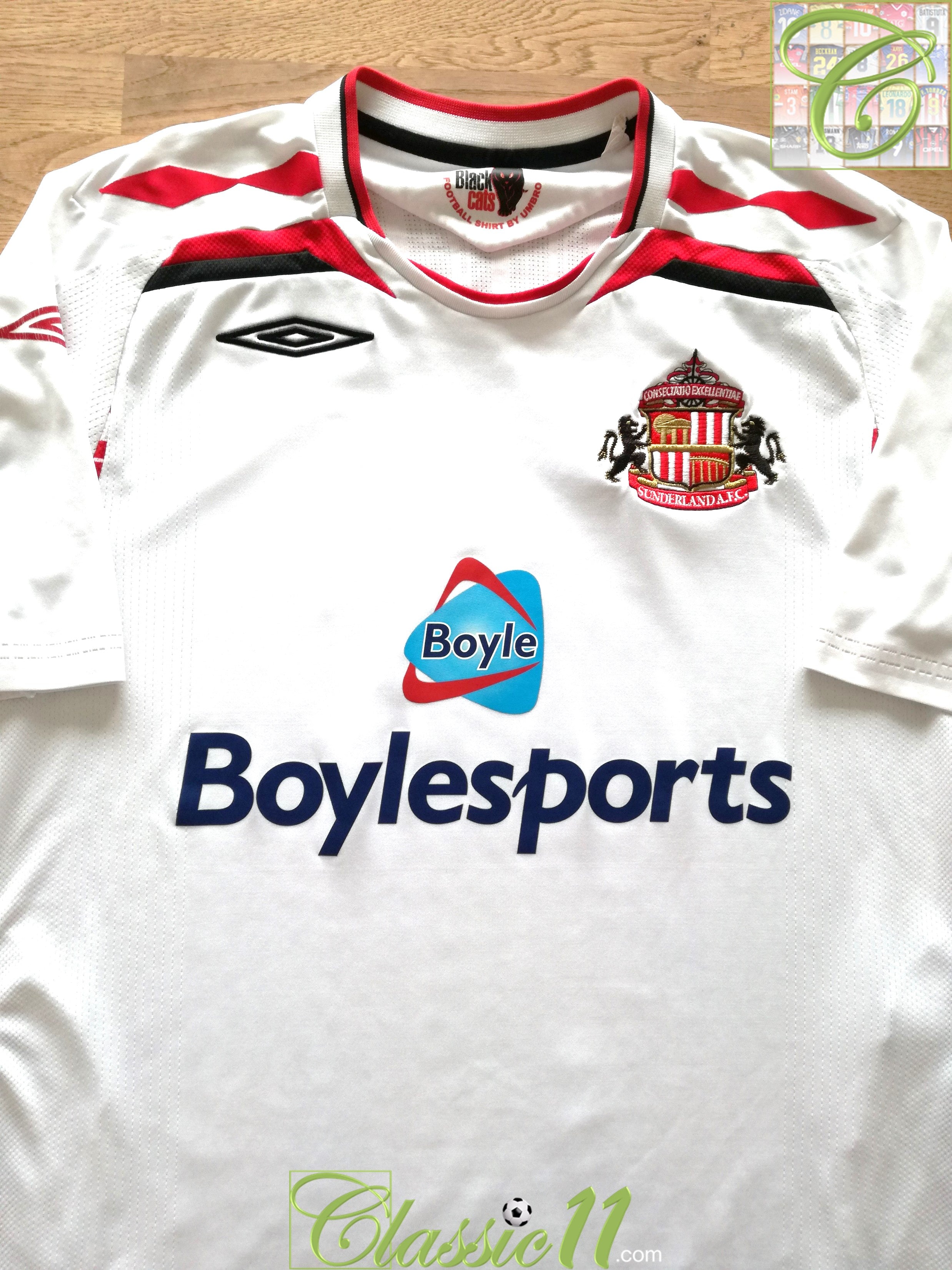 2007/08 Sunderland Away Football Shirt (W)(XL)