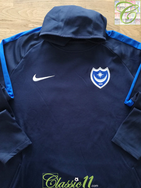 2018/19 Portsmouth Football Training Top / Old Nike Soccer Jersey