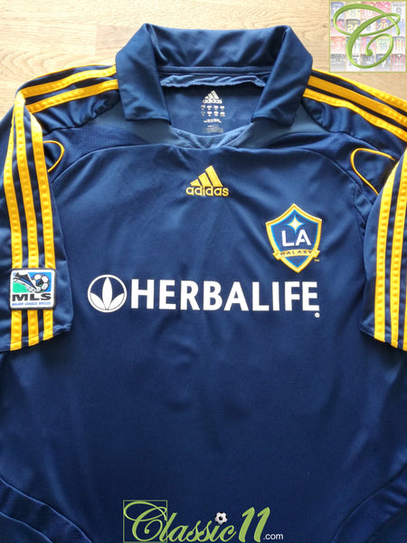 LA Galaxy 2006-07 home football shirt/ jersey. Sz L mens. David Beckham