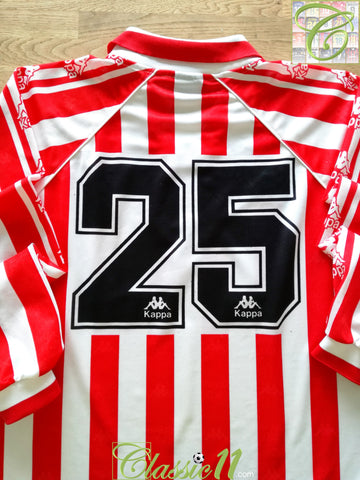 1997/98 Athletic Bilbao Home Centenary Player Issue Football Shirt #25 (XL)