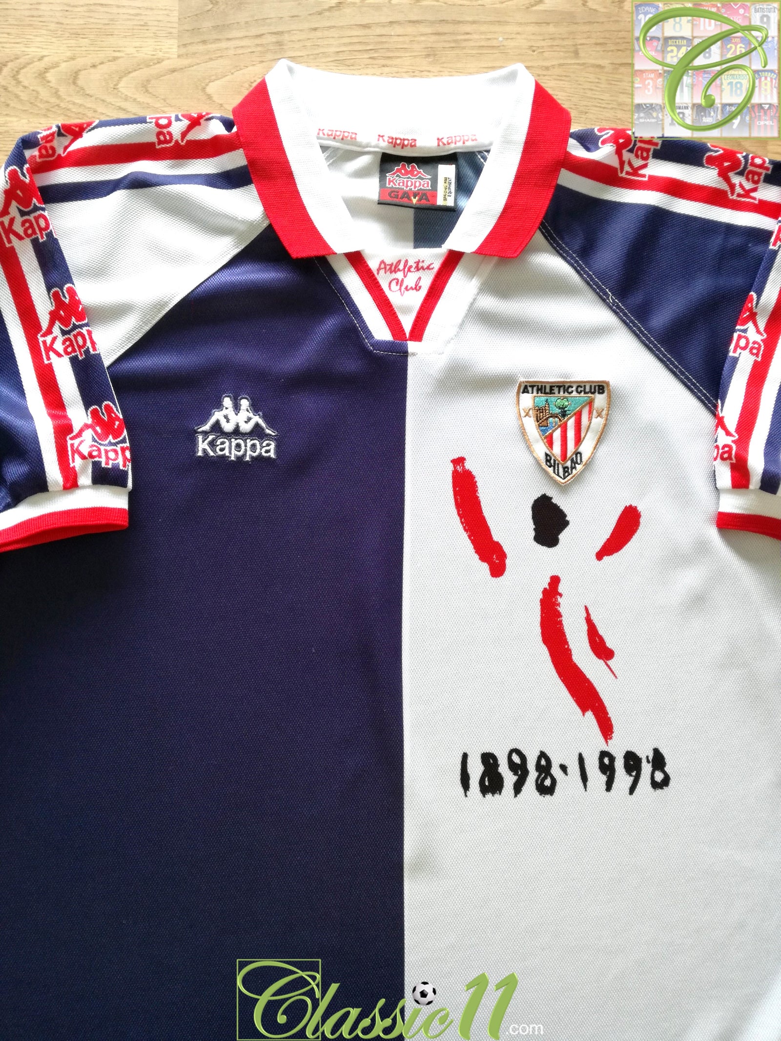 1998 Athletic Bilbao Away Centenary Football Shirt (XL)