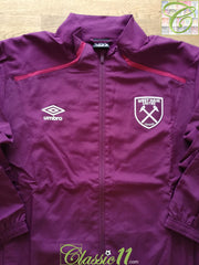 2016/17 West Ham Walk Out Football Jacket - Claret (XL) *BNWT*