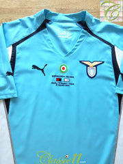 2004 Lazio Home Supercoppa Football Shirt (L)
