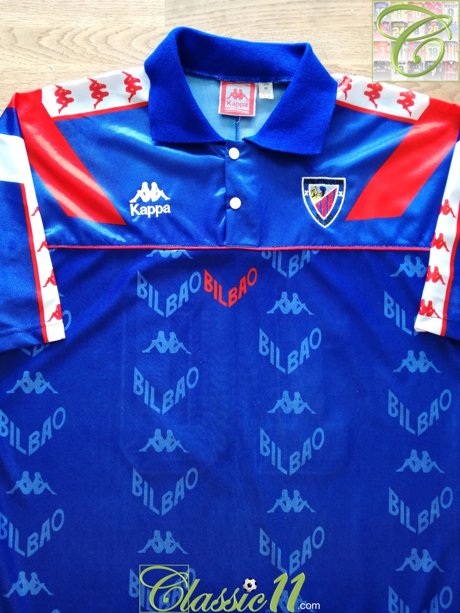 1992/93 Athletic Bilbao Away Football Shirt #10 (M)