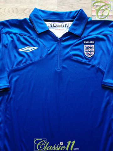 2006/07 England Training Polo Shirt - Blue (XL) *BNWT*
