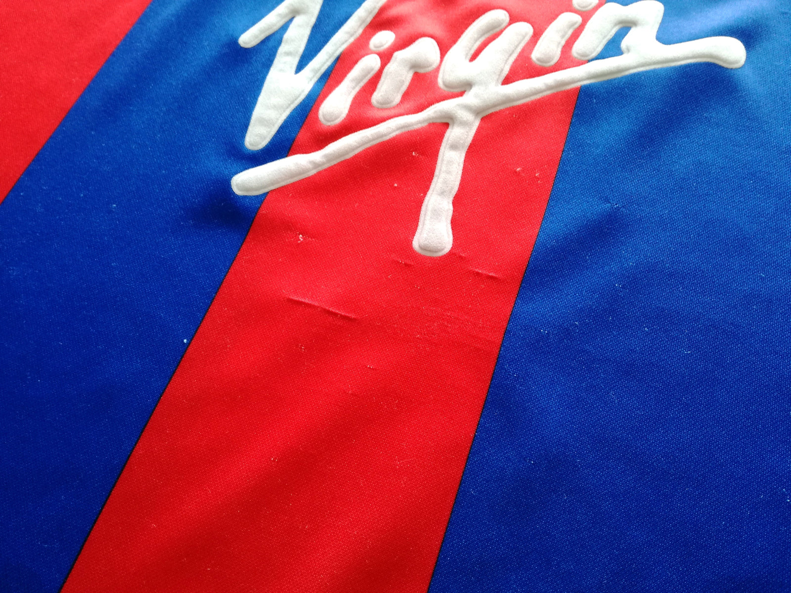 1990 Crystal Palace Home FA Cup Final Football Shirt (L)