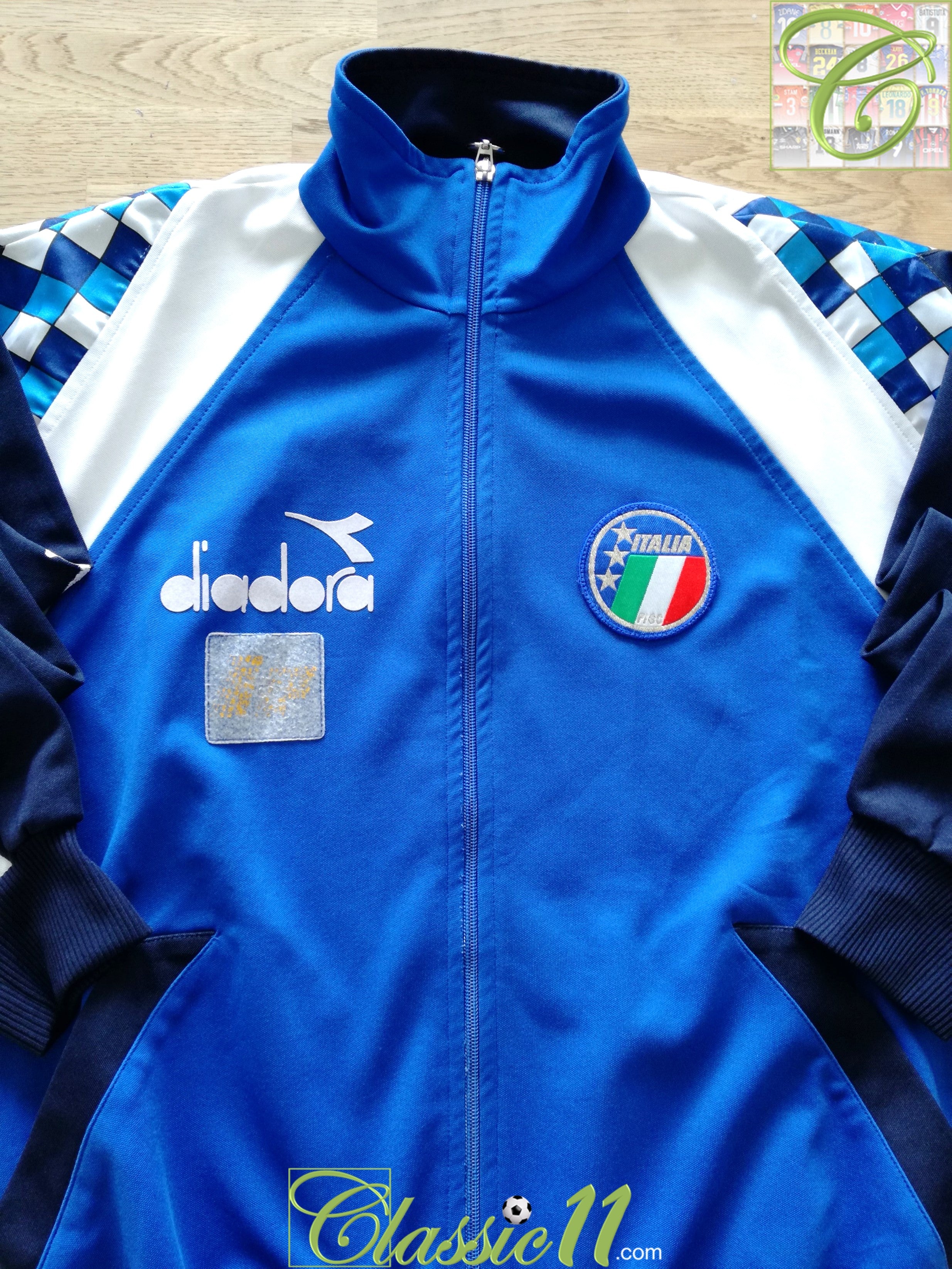 1990/91 Italy Player Issue Track Jacket (M)