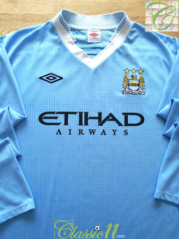 2011/12 Man City Home Football Shirt. (3XL)