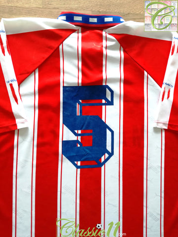 1994/95 Atlético Madrid Home Football Shirt #5 (L)
