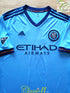 2017 New York City Home MLS Football Shirt David Villa #7 (L)