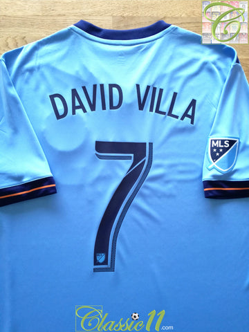 2017 New York City Home MLS Football Shirt David Villa #7 (L)