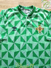 1990/91 Northern Ireland Home Football Shirt (XL)