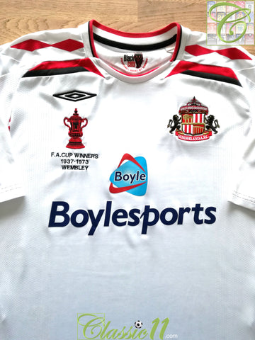 2007/08 Sunderland Away 'FA Cup Winners' Football Shirt (XL)