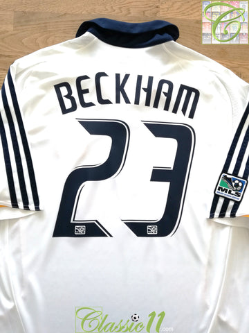 2008 LA Galaxy Home MLS Football Shirt Beckham #23 (Y)