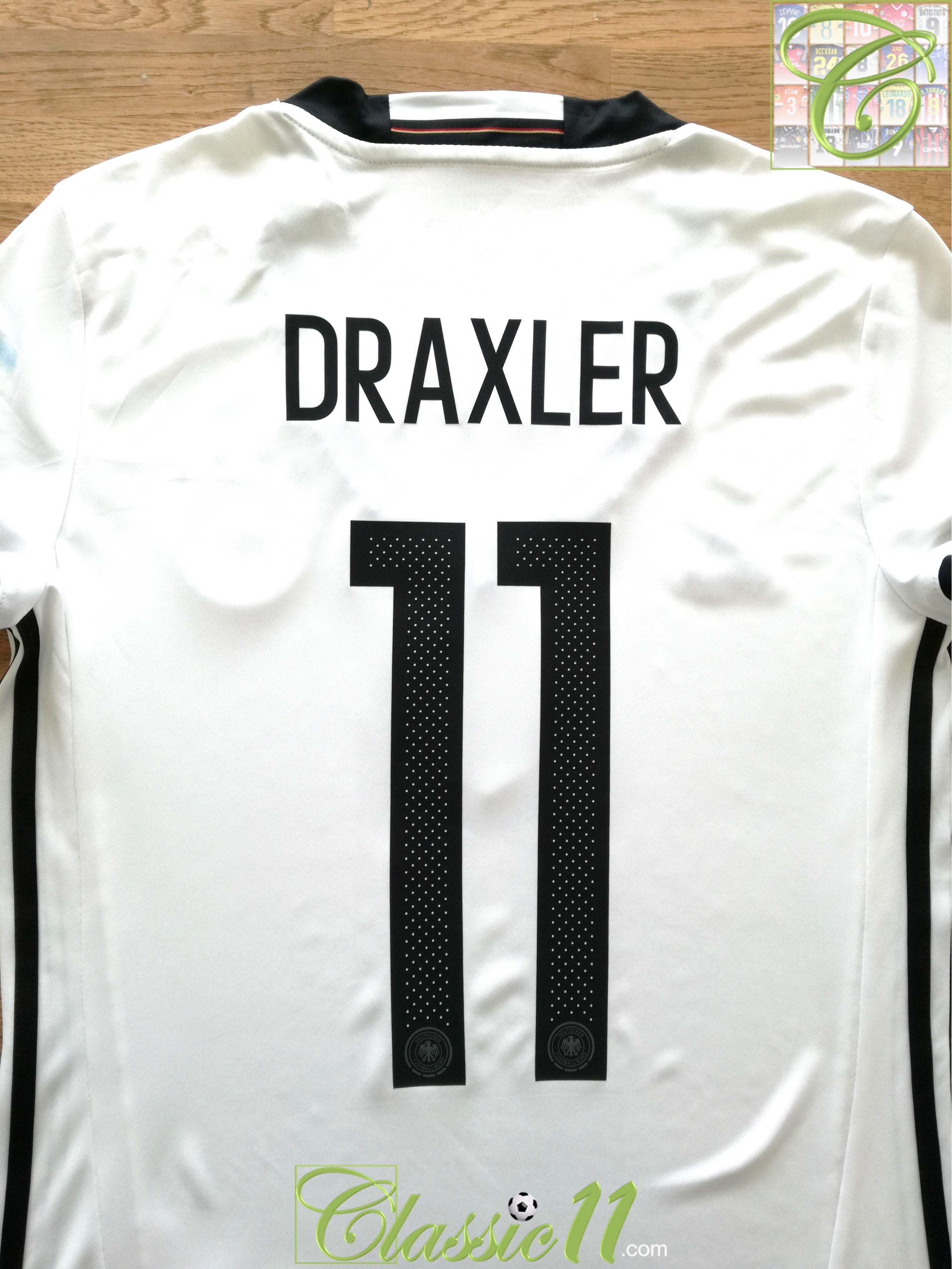 2015/16 Germany Home World Champions Football Shirt Draxler #11 (W) (M)