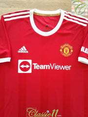 2021/22 Man Utd Home Authentic Football Shirt
