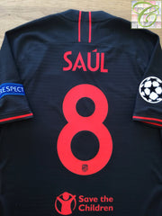 2019/20 Atlético Madrid Away Champions League Vaporknit Football Shirt Saul #8 (L)