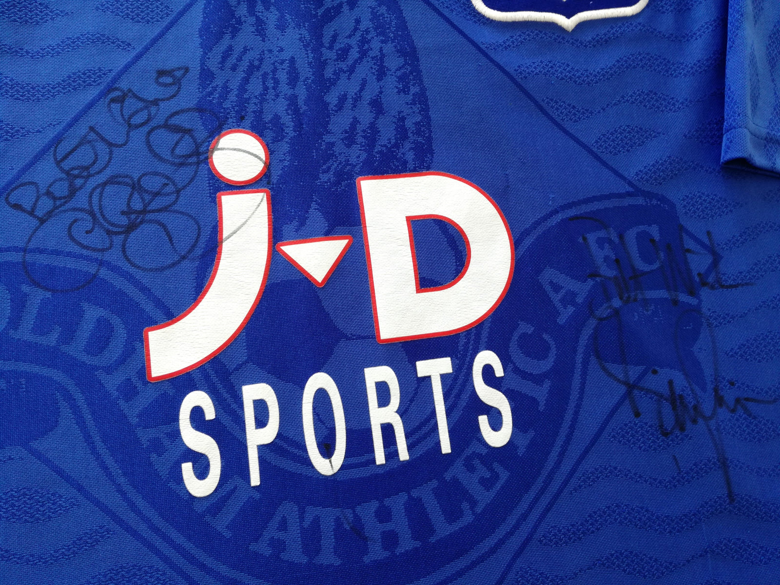 1995/96 Oldham Athletic Home Football Shirt (Signed) (XXL)