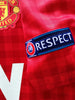 2012/13 Man Utd Home Champions League Football Shirt V. Persie #20 (M)