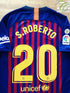 2018/19 Barcelona Home La Liga Football Shirt S.Roberto #20 (L) *BNWT*