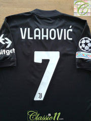 2021/22 Juventus Away Champions League Football Shirt Vlahovic #7