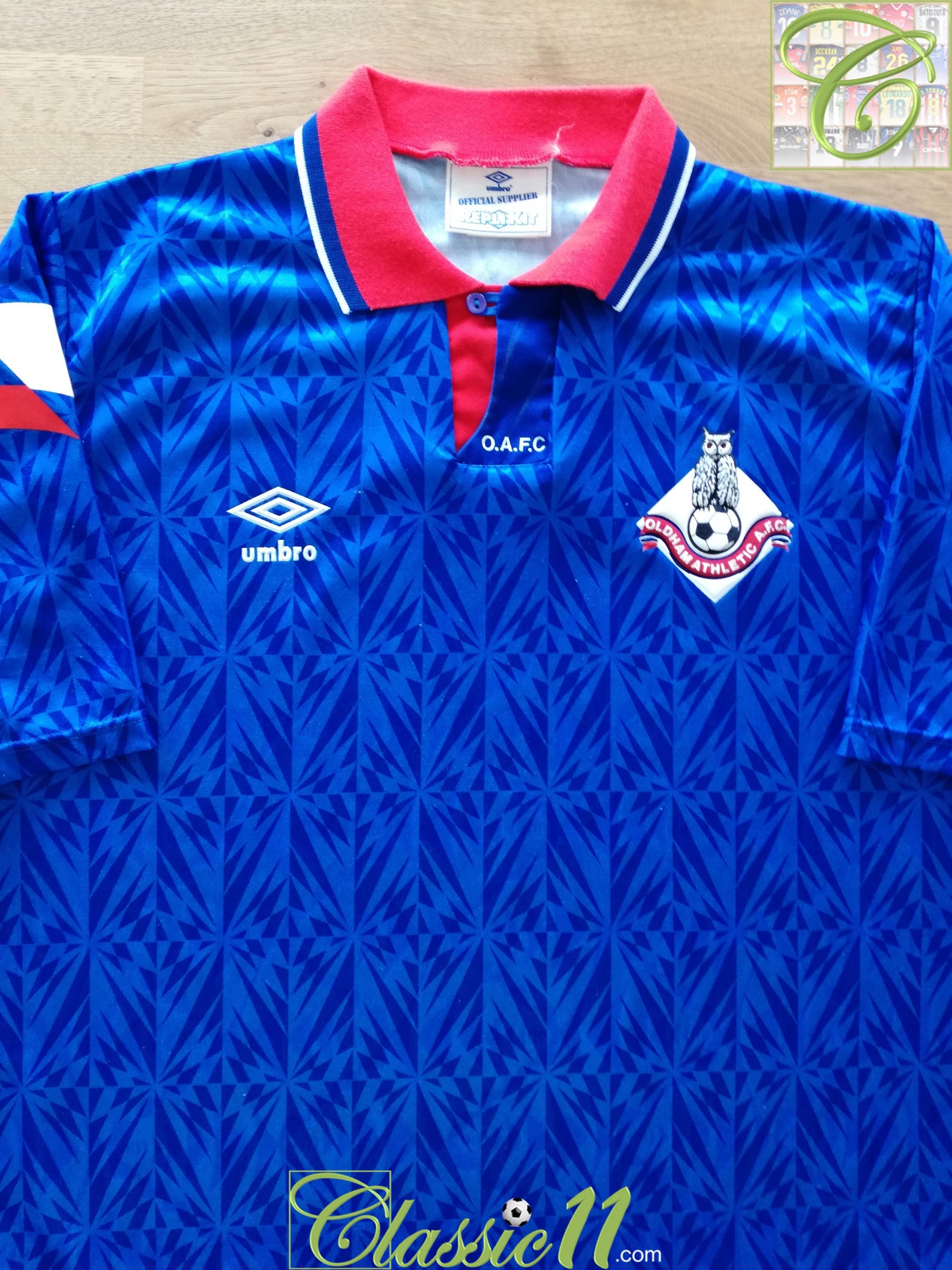 1991/92 Oldham Athletic Home Football Shirt (XL) *BNWT*