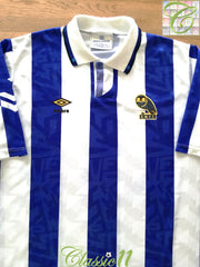 1991/92 Sheffield Wednesday Home Football Shirt (XL)
