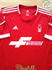 2013/14 Nottingham Forest Home Football League Shirt Halford #15 (Signed) (XXL)