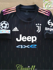 2021/22 Juventus Away Champions League Authentic Football Shirt
