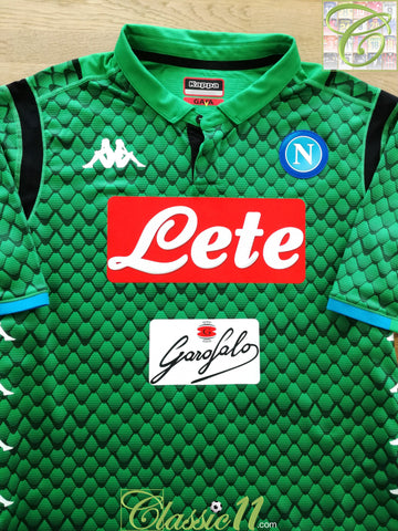 2018/19 Napoli Goalkeeper Player Issue Football Shirt