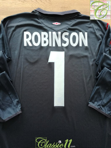 2005/06 England Goalkeeper Football Shirt Robinson #1 (XXL) *BNWT*
