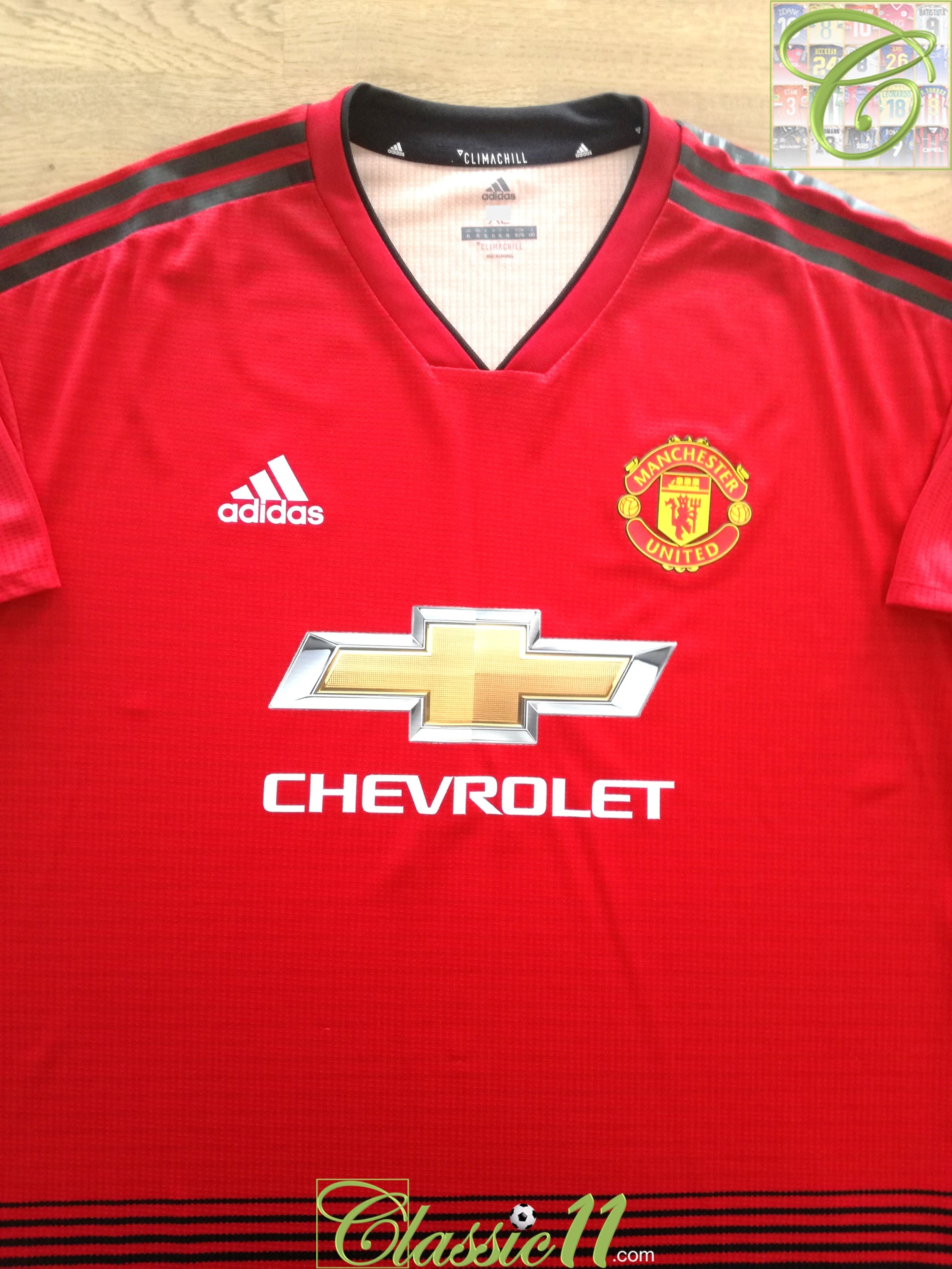 2018/19 Man Utd Home Authentic Football Shirt