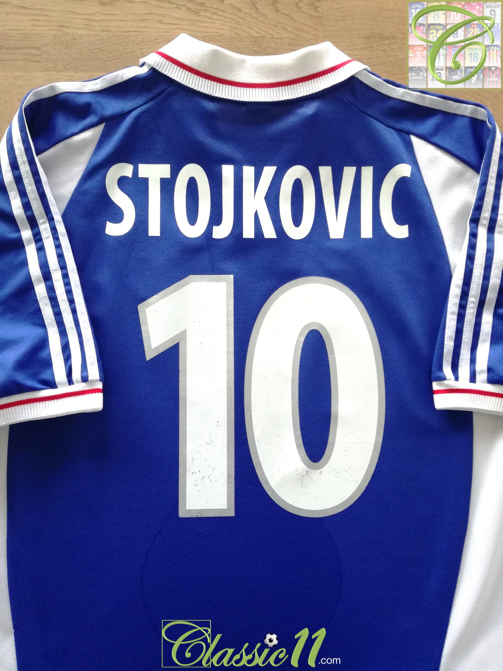 2000/01 Yugoslavia Home Football Shirt Stojkovic #10 (M)