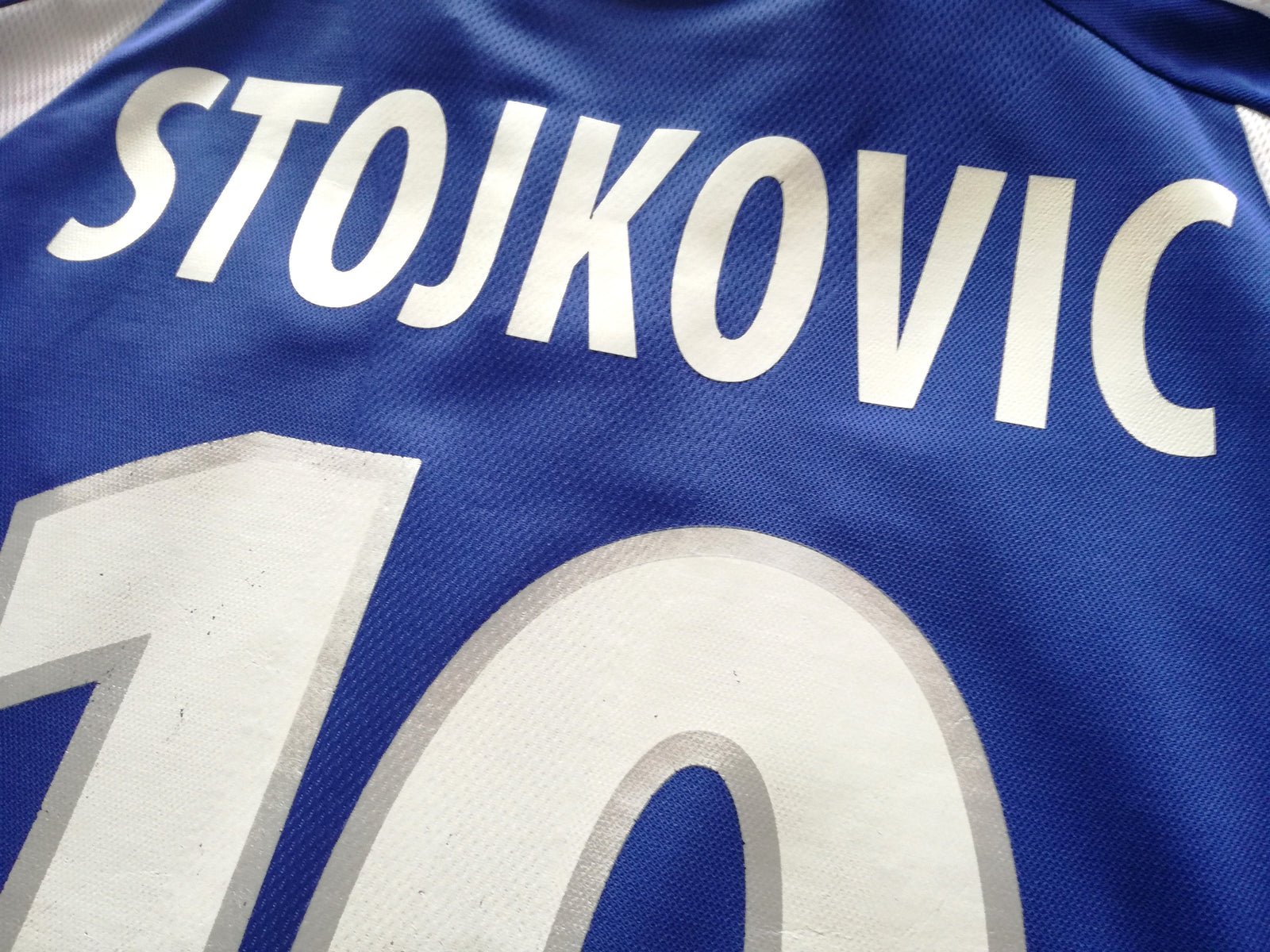 2000/01 Yugoslavia Home Football Shirt Stojkovic #10 (M)