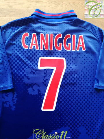 2002/03 Rangers Home Football Shirt Caniggia #7