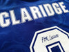 1997 Leicester City Home League Cup Winners Football Shirt Claridge #9 (XL)
