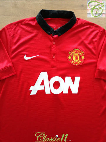 2013/14 Man Utd Home Football Shirt