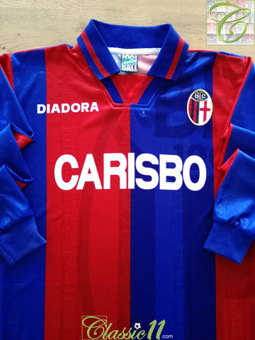 1996/97 Bologna Home Long Sleeve Football Shirt