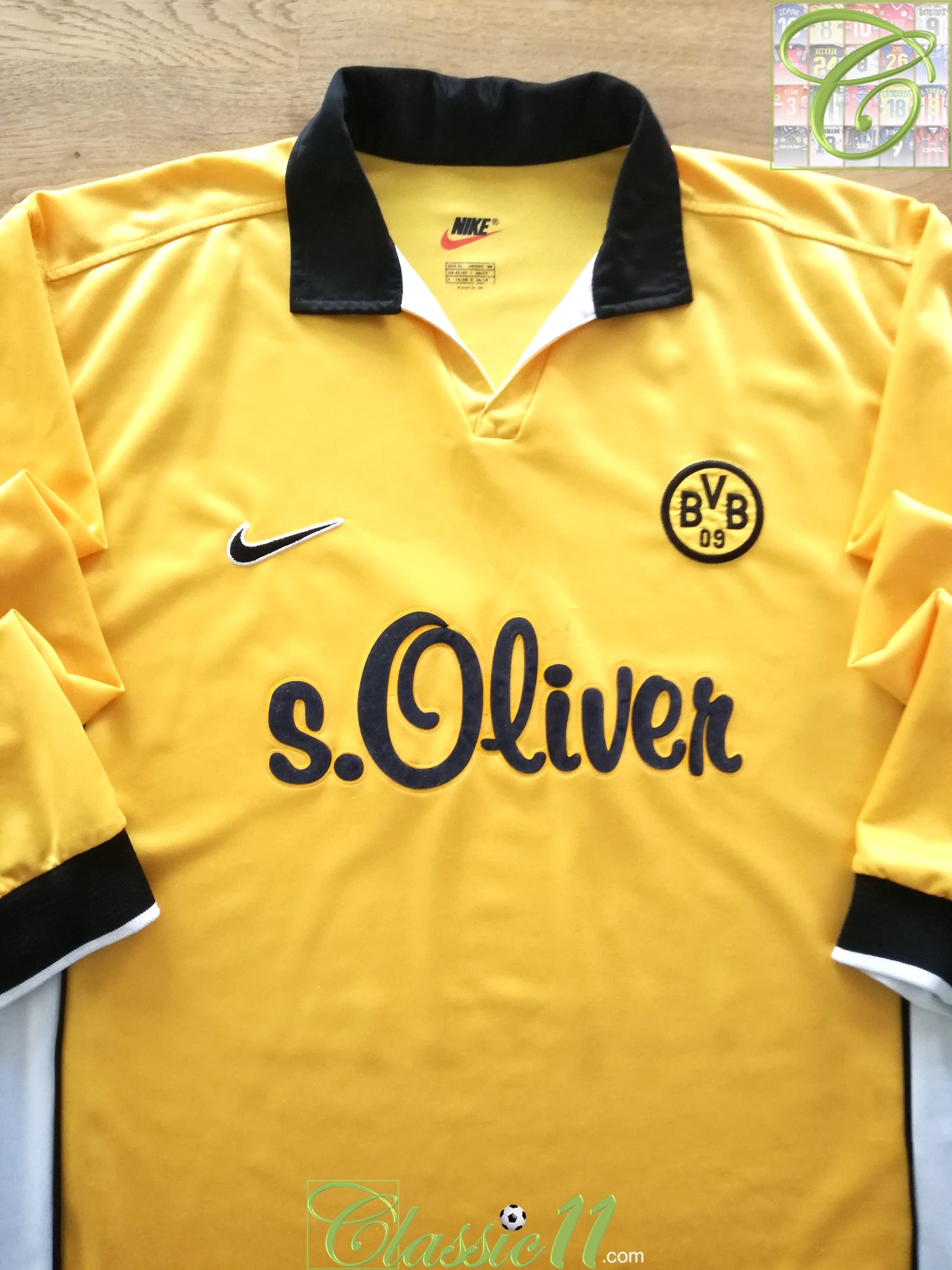 1998/99 Borussia Dortmund Home Long Sleeved Football Shirt