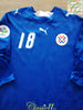2006 Paraguay Away World Cup Player Issue Football Shirt. N. Valdez #18 (L)