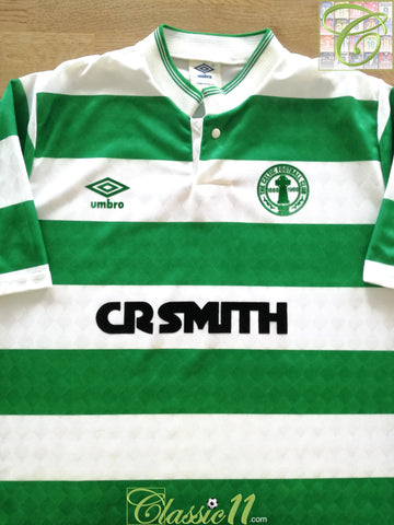 1987/88 Celtic Home Football Shirt (M)