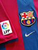 2001/02 Barcelona Home La Liga Football Shirt (M)