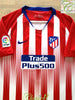 2018/19 Atlético Madrid Home La Liga Football Shirt Griezmann #7 (S)