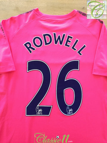 2010/11 Everton Away Premier League Football Shirt Rodwell #26