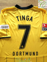2008/09 Borussia Dortmund Home Bundesliga Football Shirt Tinga #7